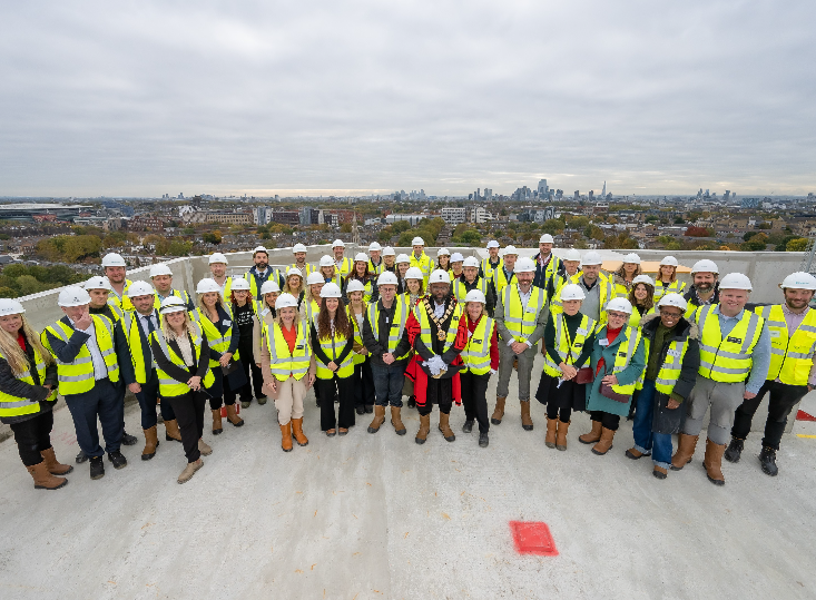 215 social rent homes near completion at Holloway Park