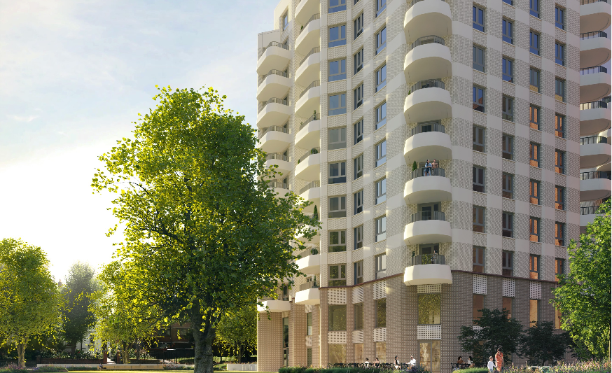 215 social rent homes near completion at Holloway Park