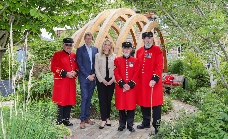 Gold Medal Winning Garden Flourishing For Chelsea Pensioner