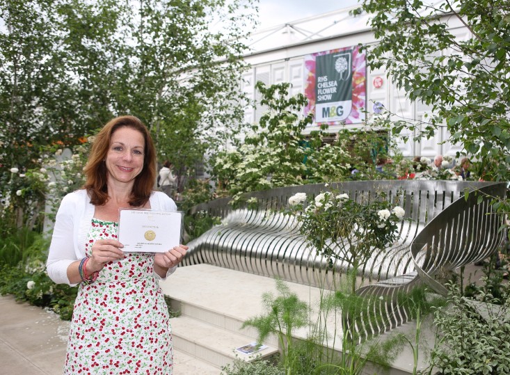 Gold medal for London garden square designed for RHS Chelsea