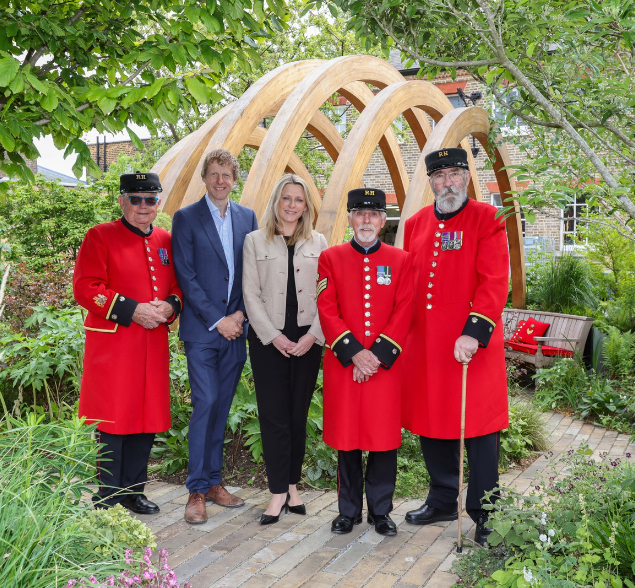 Gold Medal Winning Garden Flourishing For Chelsea Pensioner