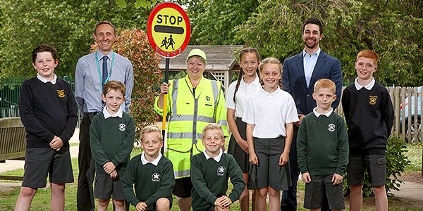 London Square sponsors Lollipop Lady at Darrick Wood Junior School