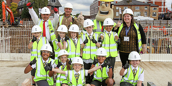 School site visit at London Square Staines-upon-Thames